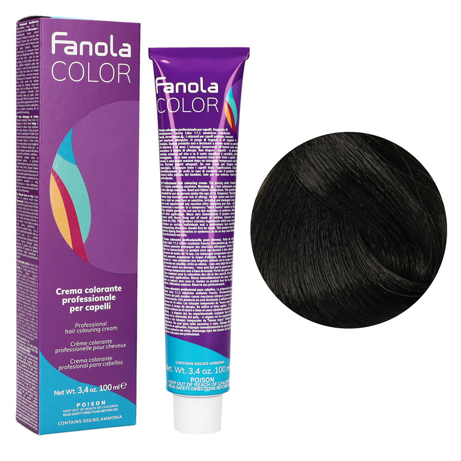 FANOLA 4.8 farba do włosów 100ml 