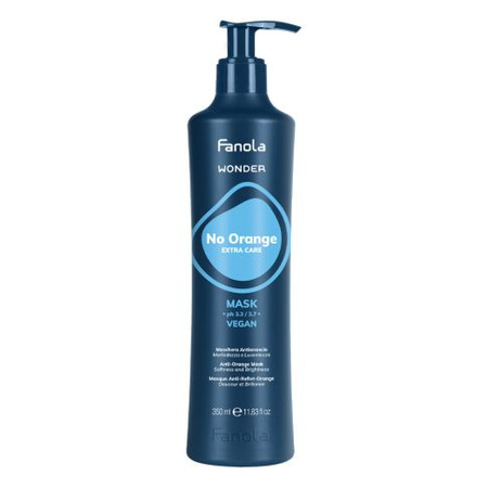 Fanola Wonder No Orange Maska Neutralizująca Ciepłe Tony do Włosów Blond i Brązowych 350 ml