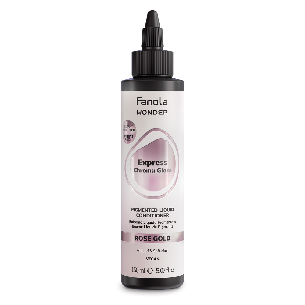Fanola Wonder Express Chroma Glaze Rose Gold - Różowo - Złota Odżywka Tonująca 150 ml