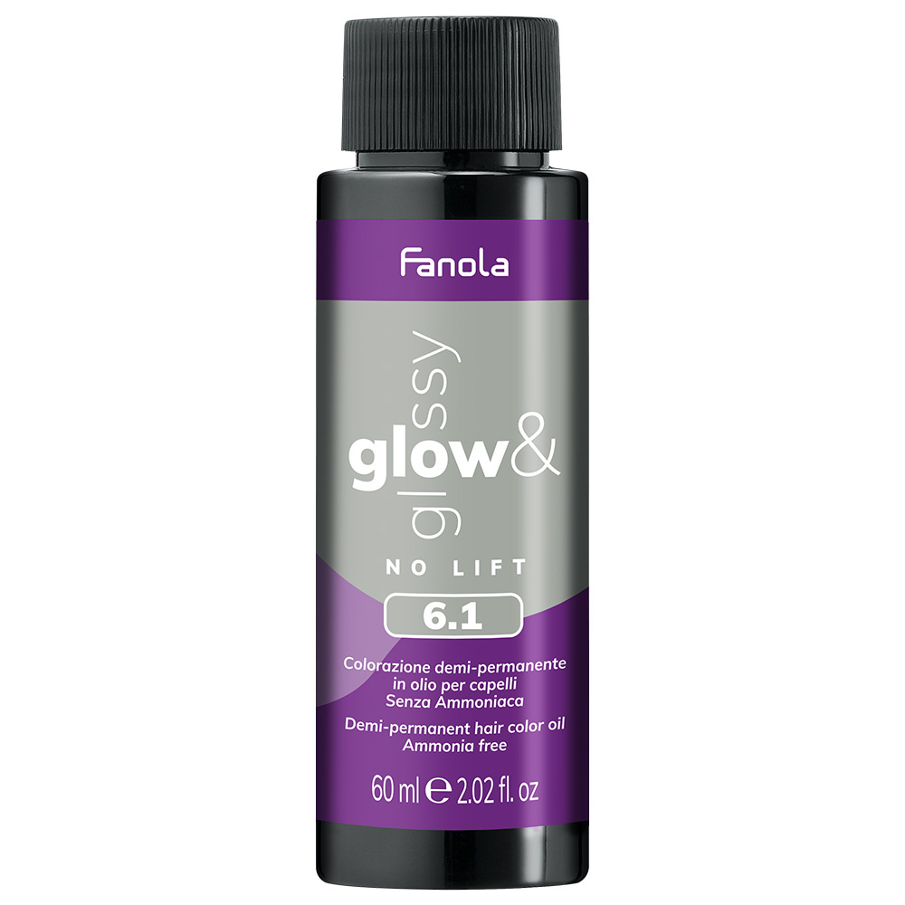 Fanola Glow & Glossy 6.1 Farba Półtrwała 60 ml
