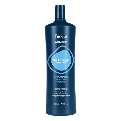 Fanola Wonder No Orange Szampon Neutralizujący Ciepłe Tony do Włosów Ciemnych i Brązowych 1000 ml