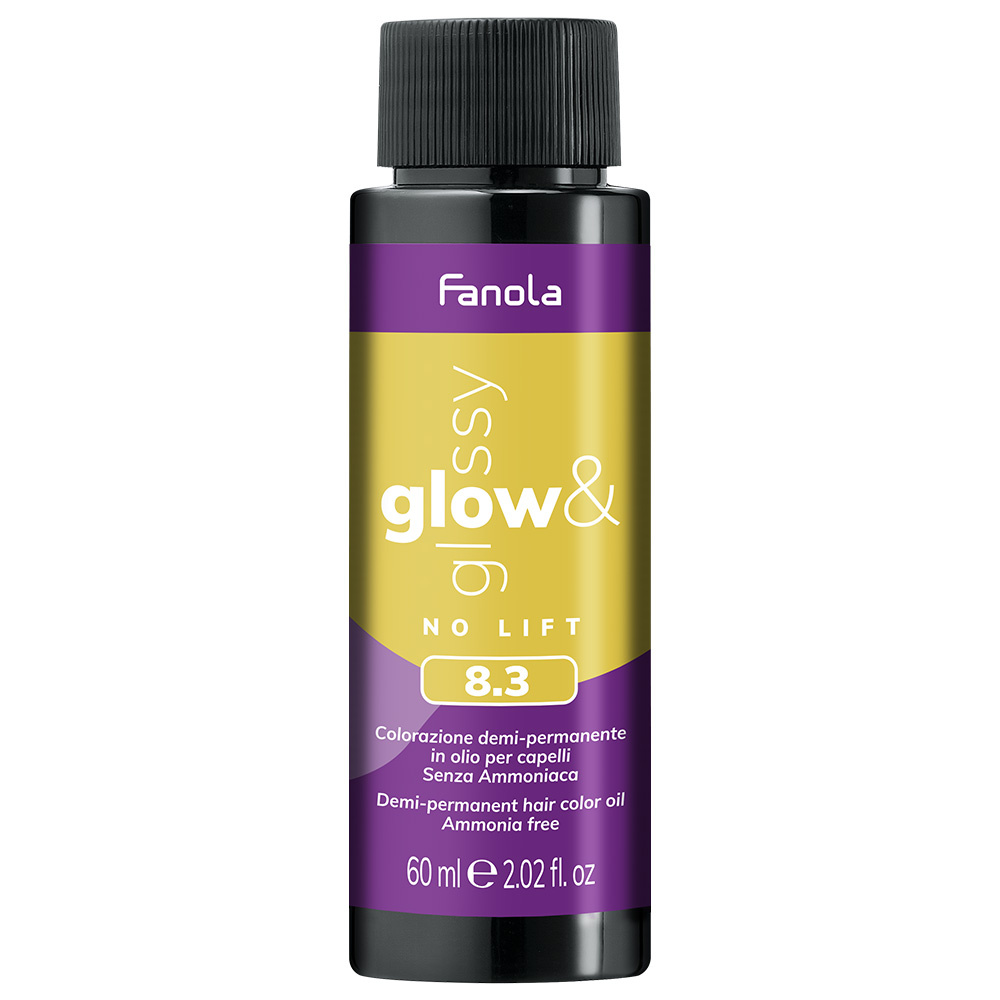 Fanola Glow & Glossy 8.3 Farba Półtrwała 60 ml