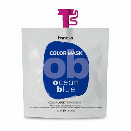Fanola Color Mask Maska Koloryzująca Odżywiająca Niebieska 30 ml