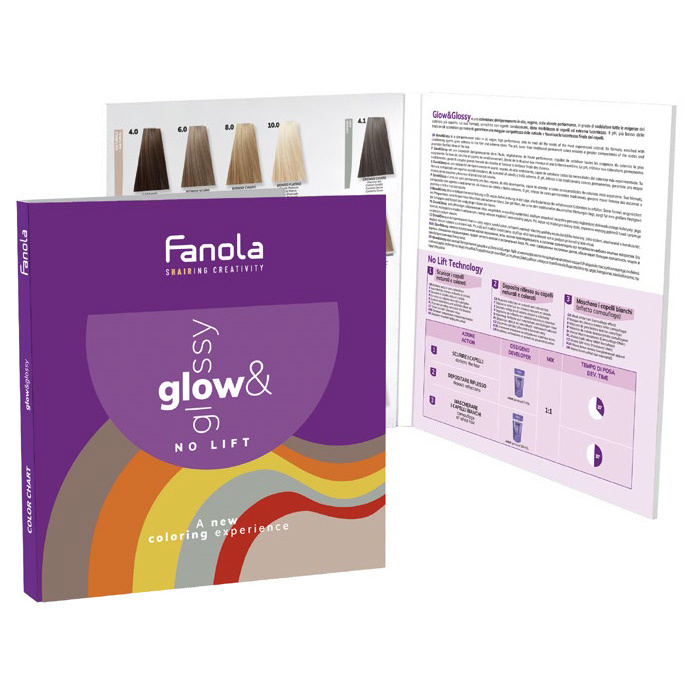 Fanola Glow & Glossy Paleta Kolorów - 18 Odcieni