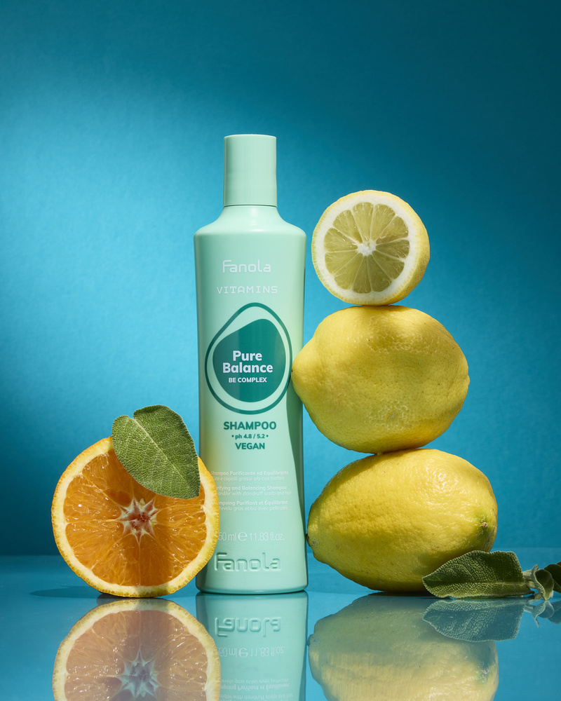 Fanola Vitamins Pure Balance Szampon Do Przetłuszczającej Się Skóry Głowy 350 ml