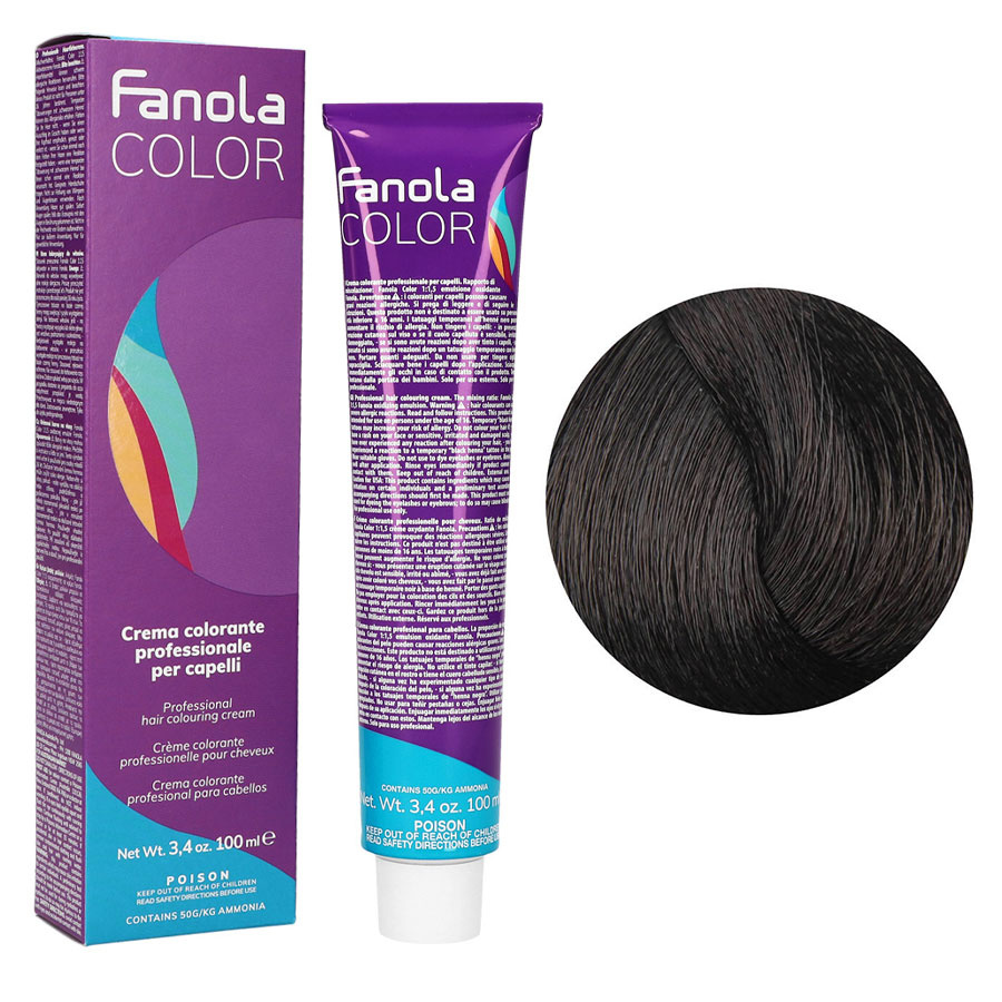 FANOLA 4.14 farba do włosów 100ml 