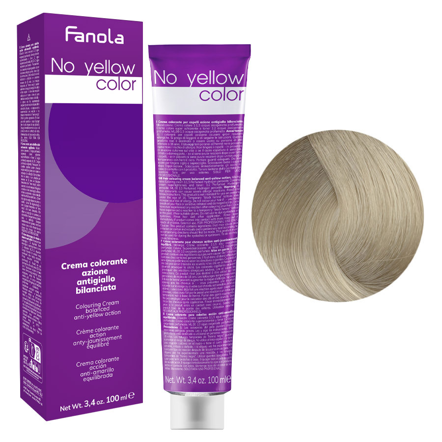 Fanola No Yellow 10 Ice Blonde Farba Do Włosów 100 ml