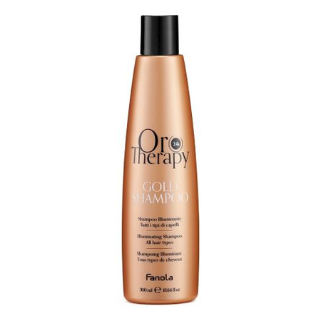 Fanola Oro Therapy Gold Szampon Rozświetlający do Wszystkich Rodzajów Włosów 300 ml