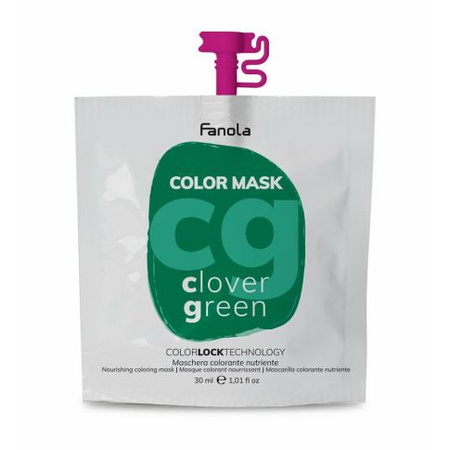 Fanola Color Mask Maska Koloryzująca Nawilżająco-odżywcza Zielona 30 ml