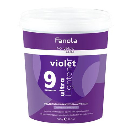 Fanola No Yellow Rozjaśniacz w Pudrze Neutralizujący Żółte Odcienie 500 ml