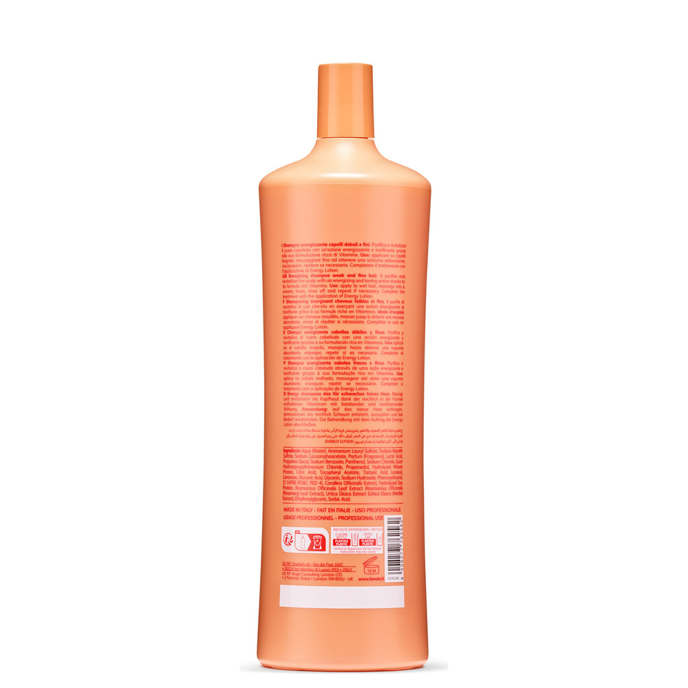 Fanola Vitamins Energizing Szampon Wzmacniający Do Włosów Cienkich 1000 ml