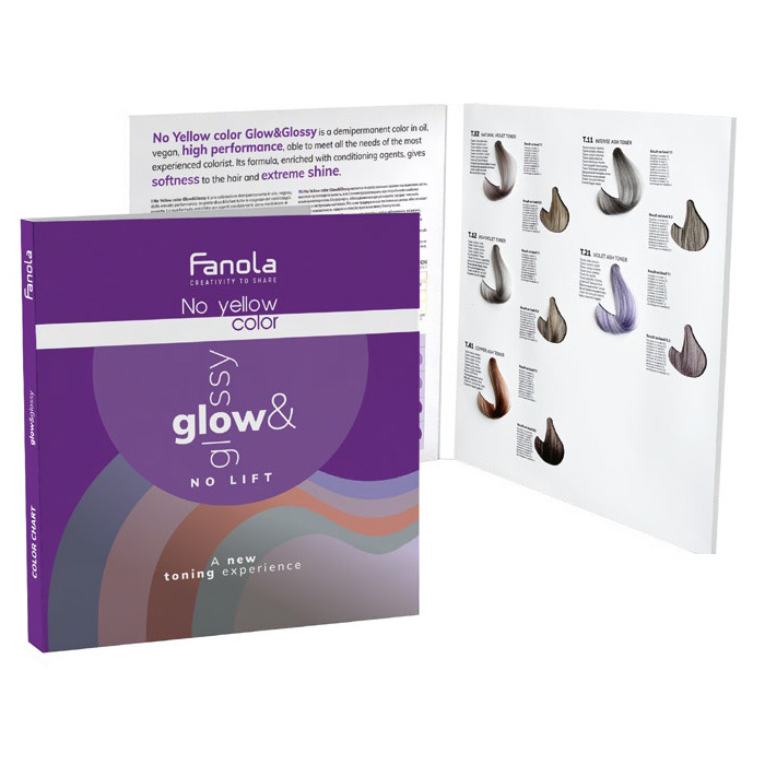 Fanola Glow & Glossy Toners Paleta Kolorów - 5 Odcieni