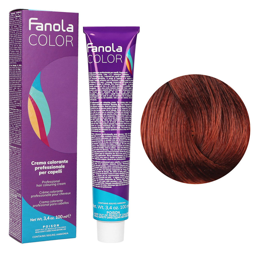 FANOLA 6.44 farba do włosów 100ml 