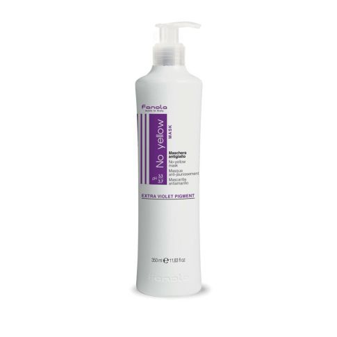 Fanola No Yellow Maska Neutralizująca Żółte Tony do Włosów Blond 350 ml