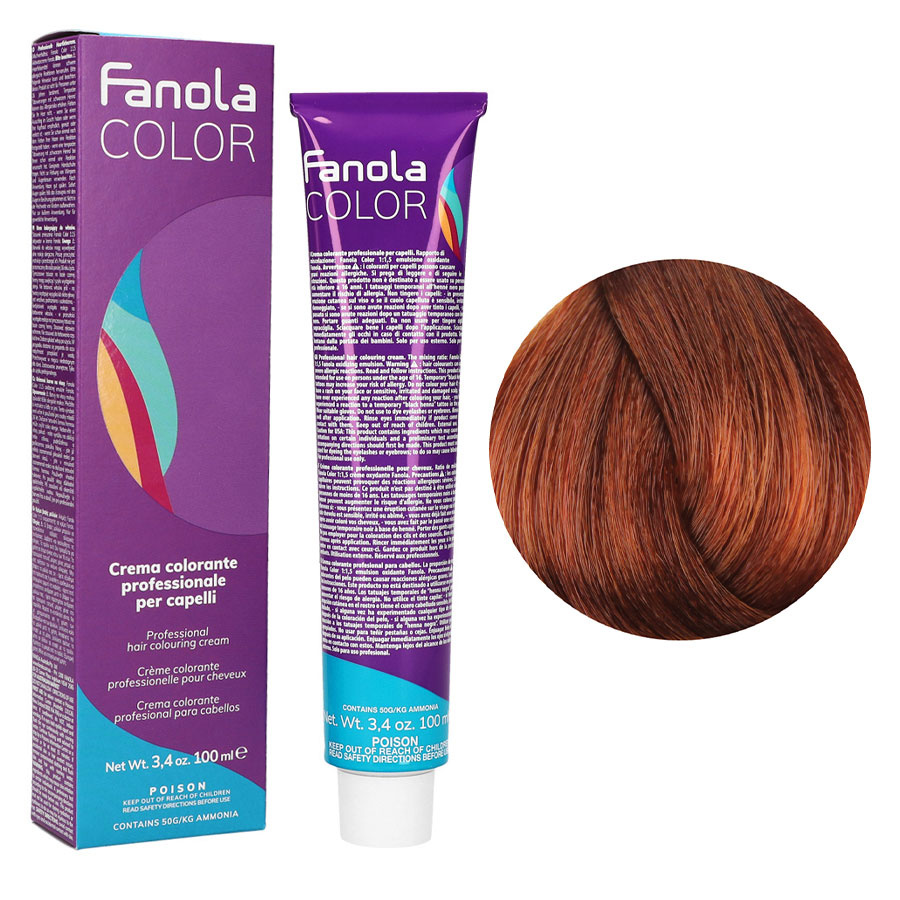 FANOLA 7.43 farba do włosów 100ml 