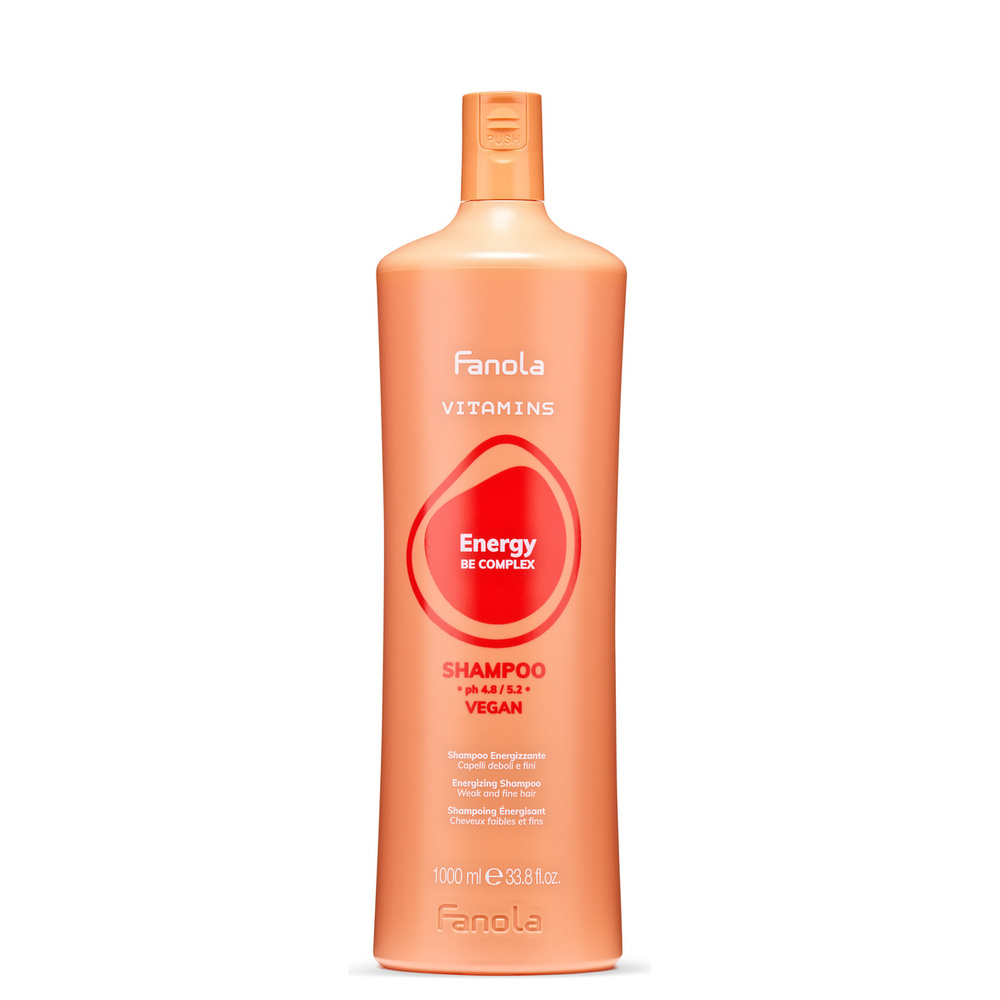 Fanola Vitamins Energizing Szampon Wzmacniający Do Włosów Cienkich 1000 ml