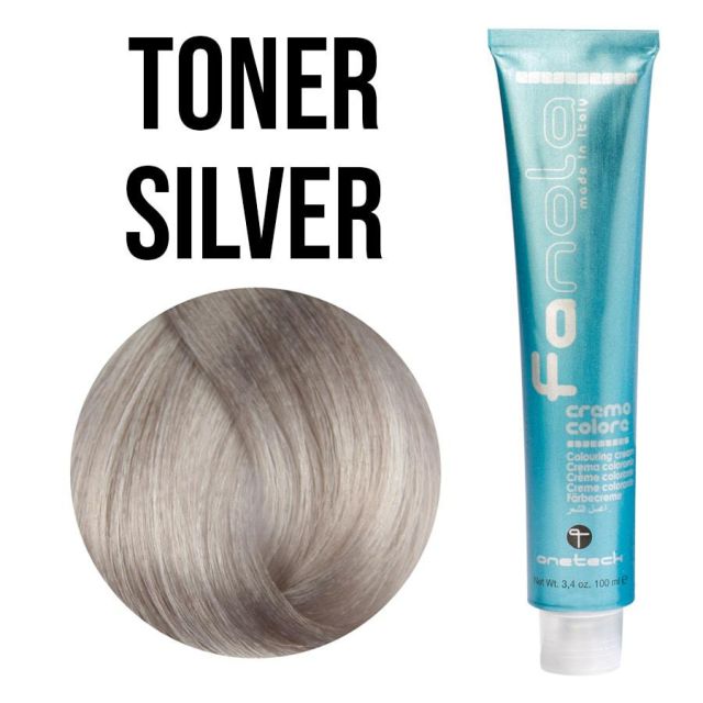 FANOLA TONER SILVER farba do włosów 100ml