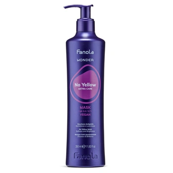 Fanola Wonder No Yellow Maska Neutralizująco-regenerująca do Włosów Blond i Siwych 350 ml