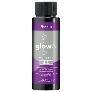 Fanola Glow & Glossy 4.1 Farba Półtrwała 60 ml