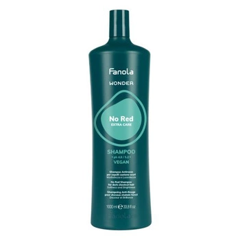 Fanola Wonder No Red Szampon Neutralizujący Czerwone Tony do Włosów Ciemnych i Brązowych 1000 ml