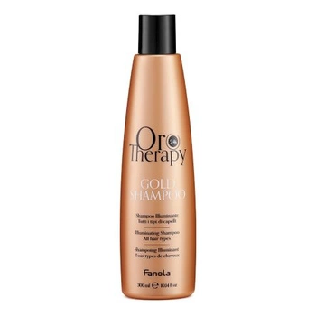 Fanola Oro Therapy Gold Szampon Rozświetlający do Wszystkich Rodzajów Włosów 300 ml